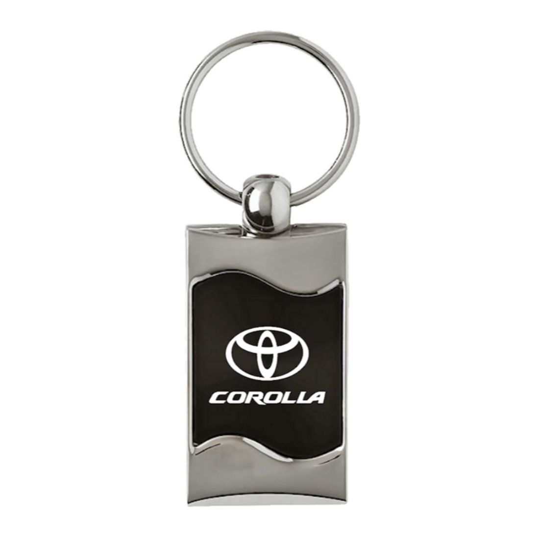 Toyota Corolla Black Tear Drop Key Chain