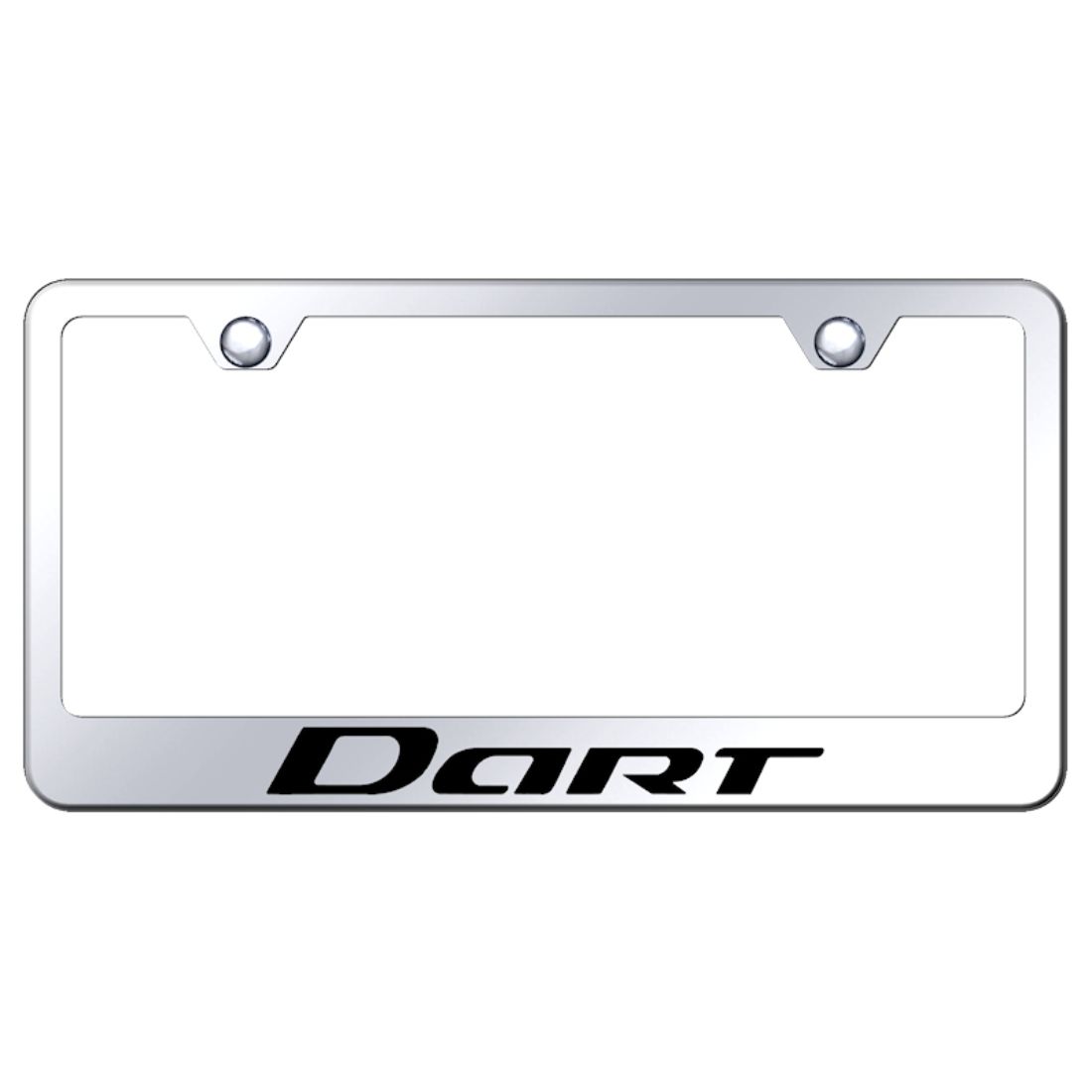 Dodge Dart Mirrored Chrome Stainless Steel License Plate Frame eBay