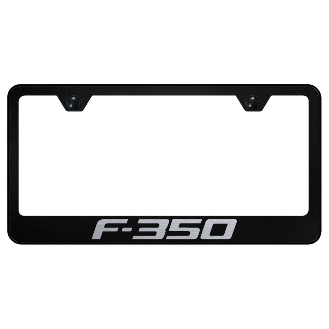 Ford F-350 Black Stainless Steel License Plate Frame - LF.F35.EB | eBay