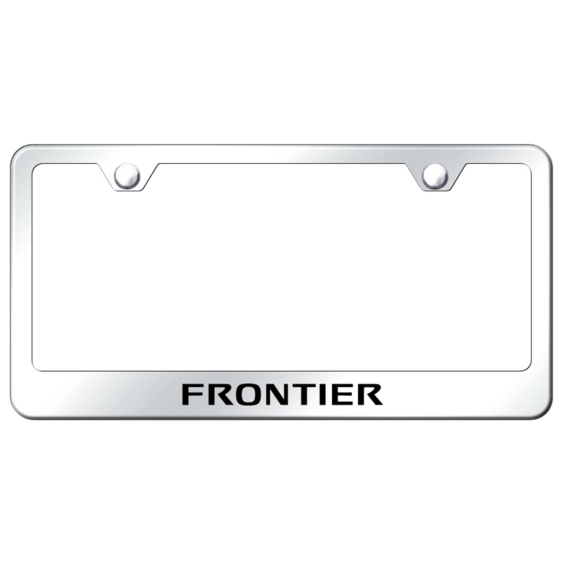 Nissan Frontier Mirrored Chrome Stainless Steel License Plate Frame
