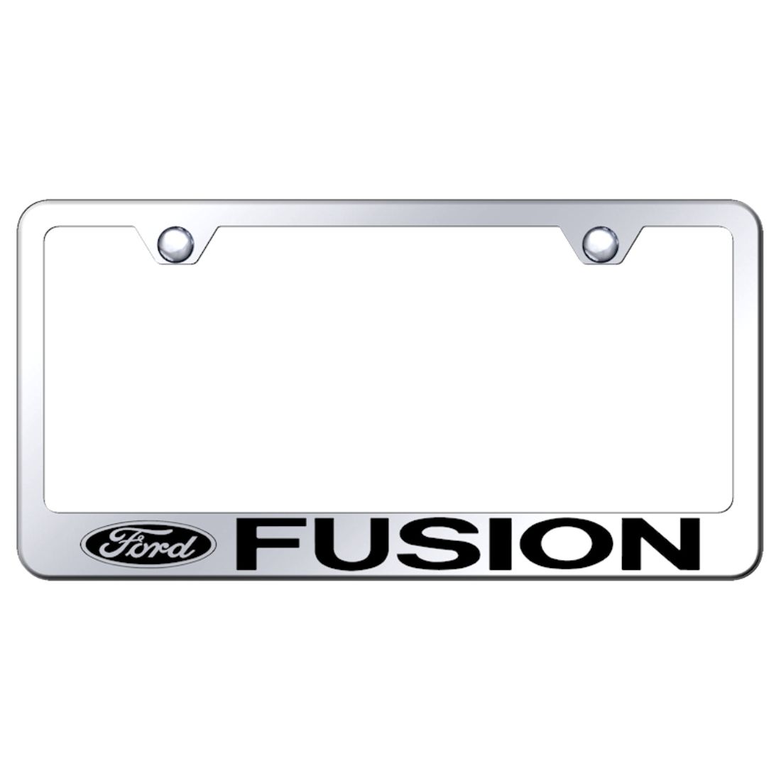 Ford Mirroed Chrome Stainless Steel License Plate Frame