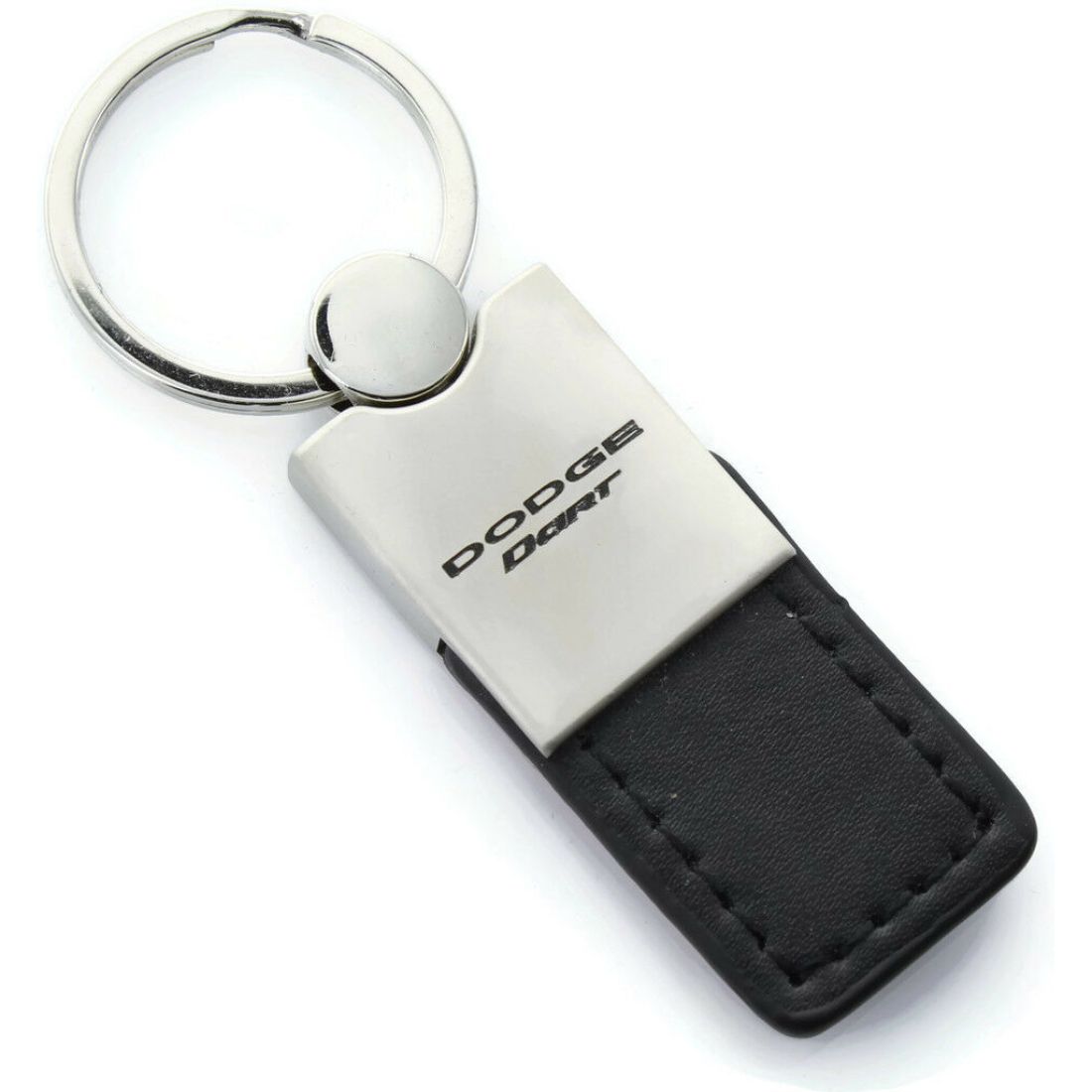 Dodge Charger Black Leather Key Fob Authentic Logo Key Chain Key Ring Keychain Lanyard INC Au-Tomotive Gold