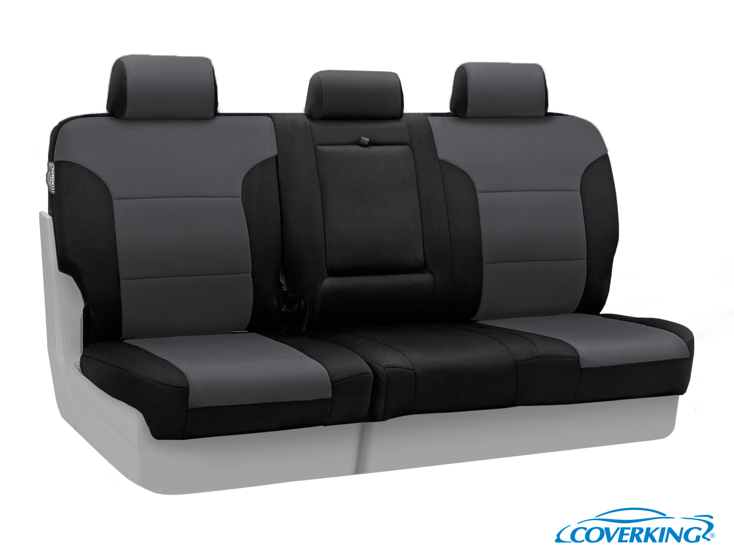 Coverking Neosupreme Rear Custom Car Seat Cover For GMC 2014-2018 Sierra 15...