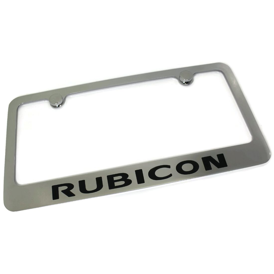 Screws Jeep Wrangler Cherokee Rubicon Chrome Steel License Plate Frame Caps
