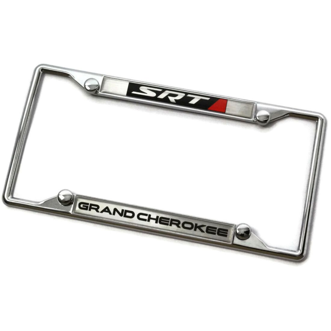 Jeep SRT Grand Cherokee Metal Chrome License Plate Frame eBay