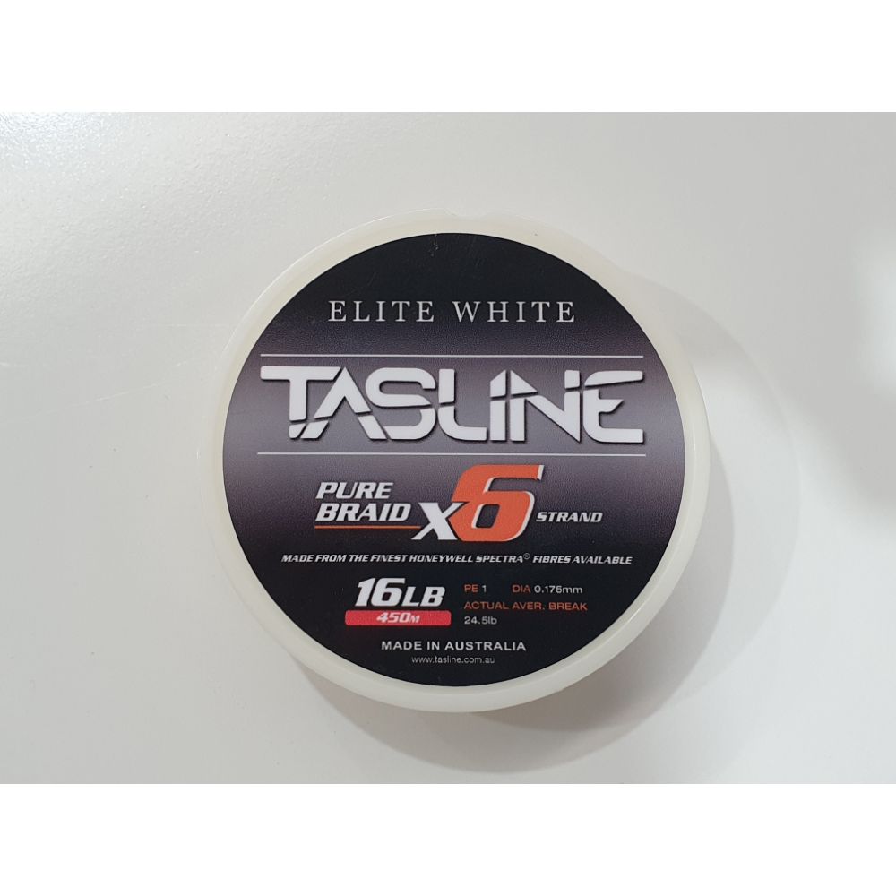 Tasline Elite White Pure Braid 400m 